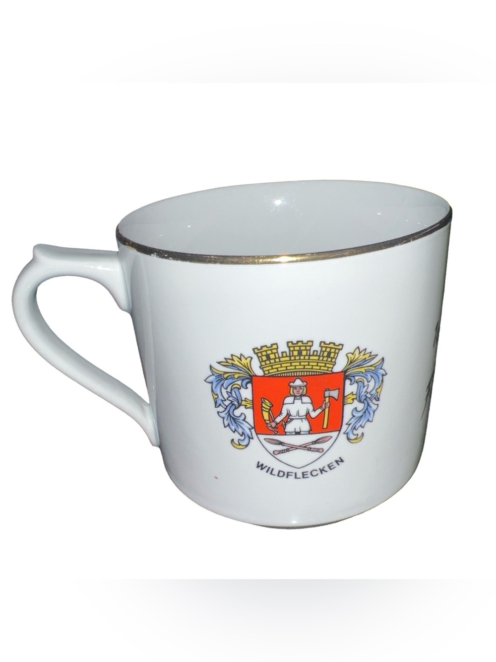 1st Battalion, 68th Armor Regiment 24K Gold Porcelain Mug by Heinrich Korb